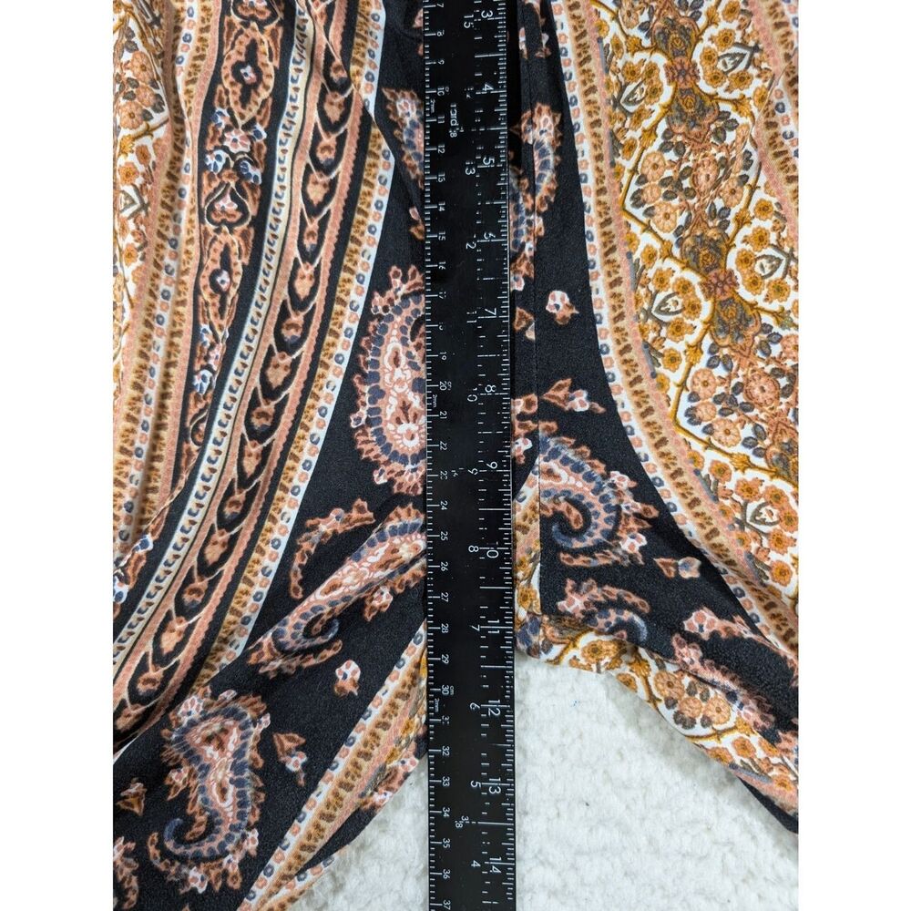 Mind Code SMALL Flared Ankle Pants Black Brown Bo… - image 7